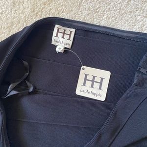 HAUTE HIPPIE BANDAGE SKIRT